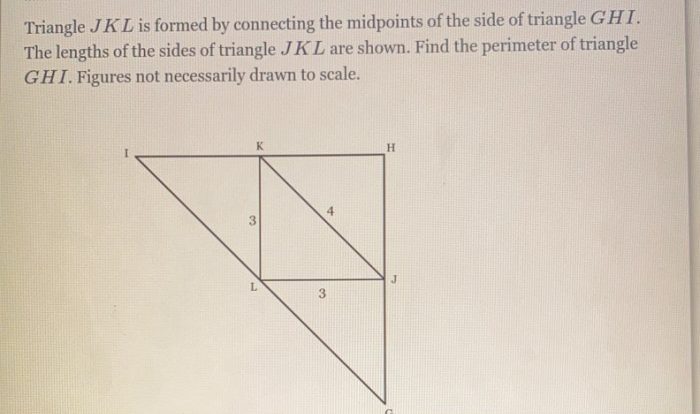 Find the perimeter of ghi