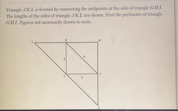 Find the perimeter of ghi