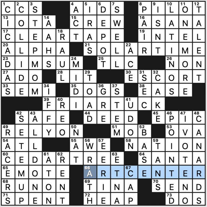 Figure in a field crossword