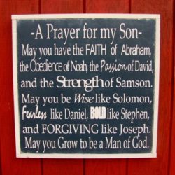 Crucible prayer for my son