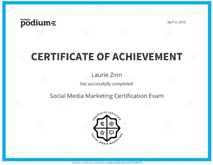 Marketing hootsuite social certification guide