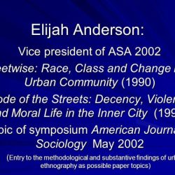 The code of the streets elijah anderson summary